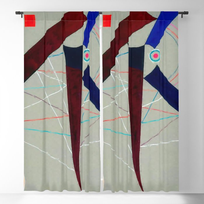 Wassily Kandinsky Three Spear Blackout Curtain