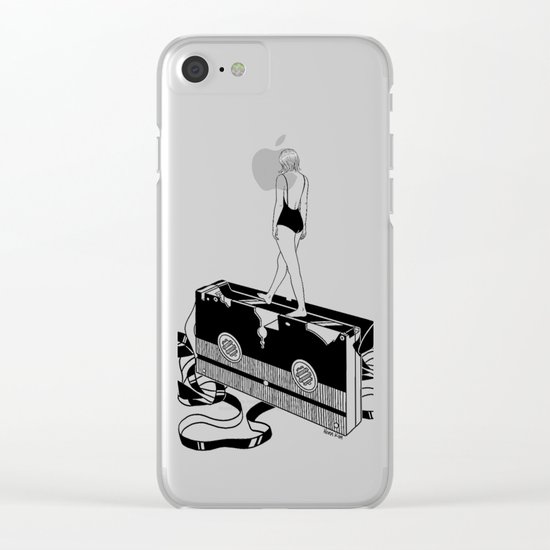 Walking on bad memories Clear iPhone Case