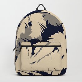 Palm Trees Navy Backpack