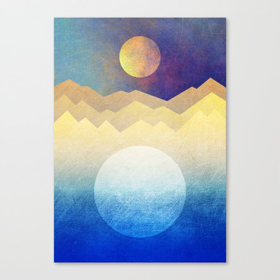 The sun and the moon Canvas Print