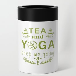 Tea and yoga Can Cooler