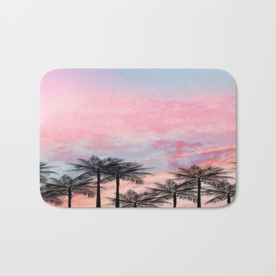 Summer Palm Tree #Society6 #Buyart #Decor Bath Mat