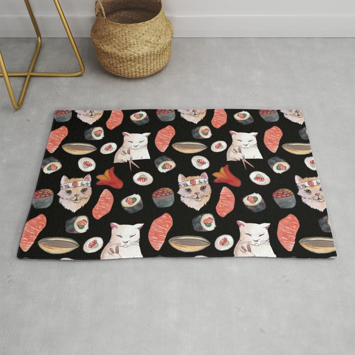 Sushi Cats Rug By Mantrapop Society6