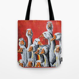 Gaggle of Geese Tote Bag