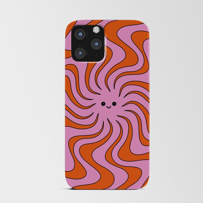 Retro Sun Vintage 70s Smile iPhone Card Case