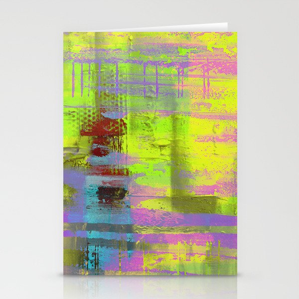Abstract Thoughts 3 - Textured painting Stationery Cards
