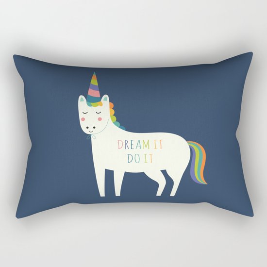 Dream It Do It Rectangular Pillow