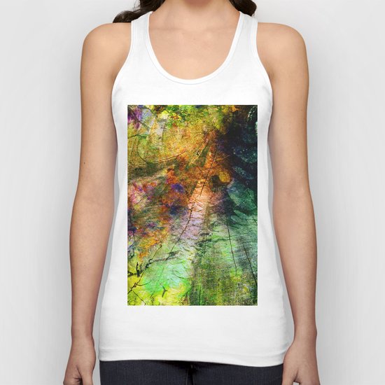 ink in wood Unisex Tank Top