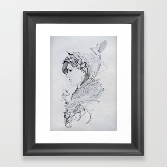 Hooded Framed Art Print