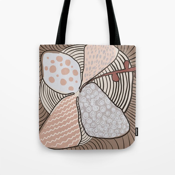 Abstract flower acrylic  Tote Bag