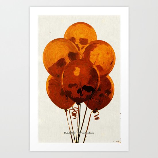 SKULLOONS B21 Art Print