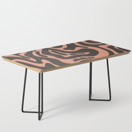 16 Abstract Liquid Swirly Shapes 220725 Valourine Digital Design Coffee Table