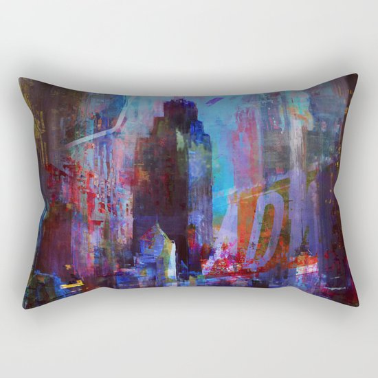 slice of the city Rectangular Pillow