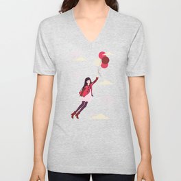 Lucy in the Sky V Neck T Shirt