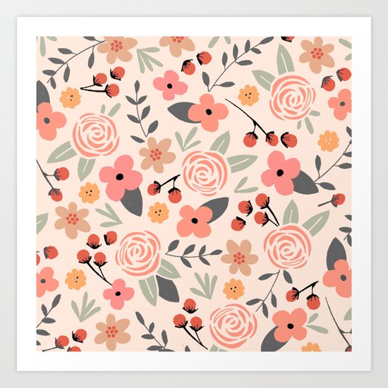 FLOWER FEST Art Print