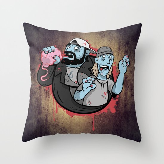 Bong of the Dead Throw Pillow