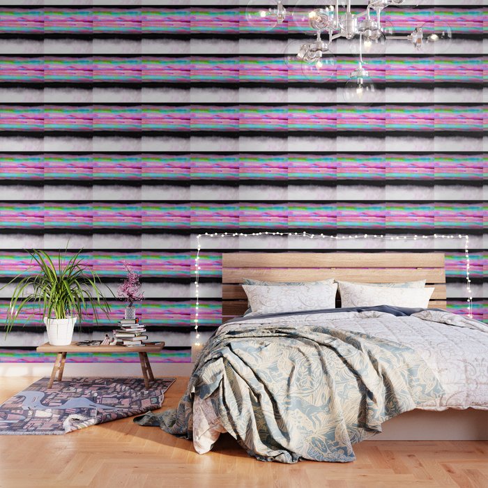 Fading View Abstract Landscape Painting Wallpaper By Szilvi Society6