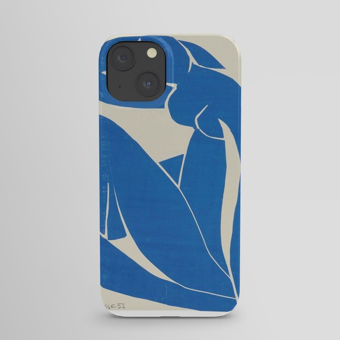 Henri Matisse - Blue Nude No. 4 portrait cut-off advertisement poster iPhone Case