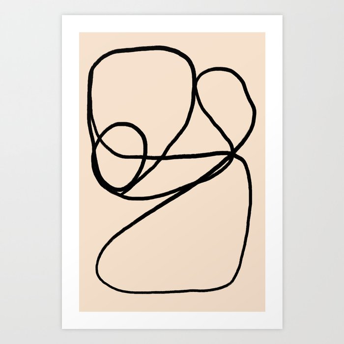 Infinite loop II - Curated collection Art Print