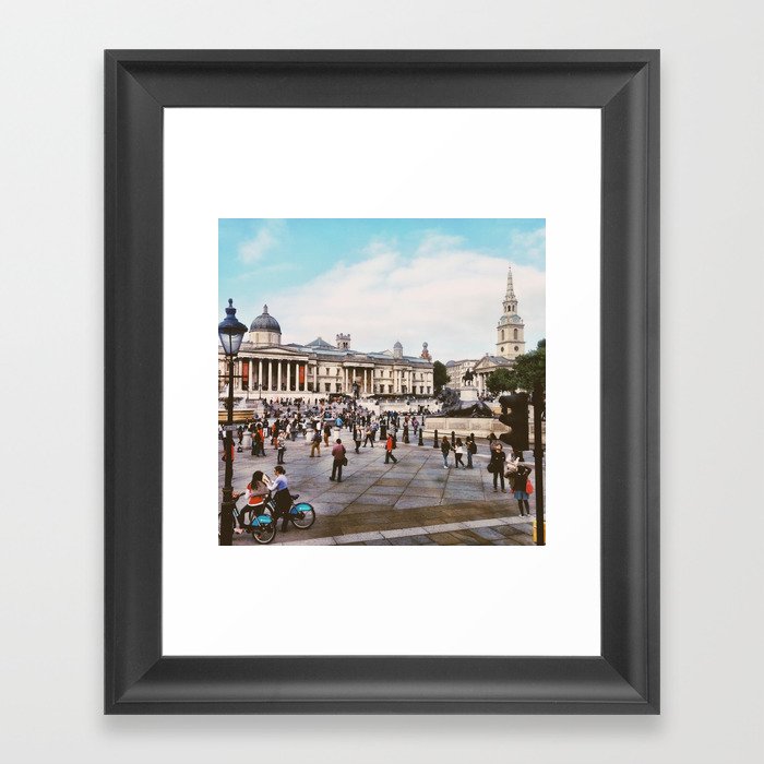 Trafalgar Square Framed Art Print