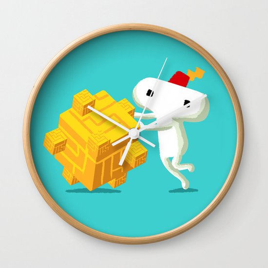 The Prince with a FEZ Wall Clock