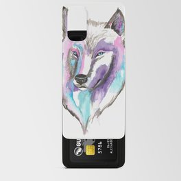 Watercolor Wolf Android Card Case