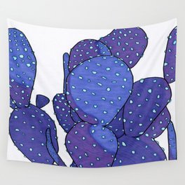Purple Cactus Wall Tapestry | Other, Purple, Nature, Blue, Cactus, Drawing, Plant, Illustration, Scorpiusdrawicus 