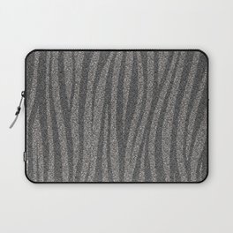 Zebra Print Glitter Laptop Sleeve