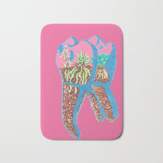 Tooth Terrarium Bath Mat
