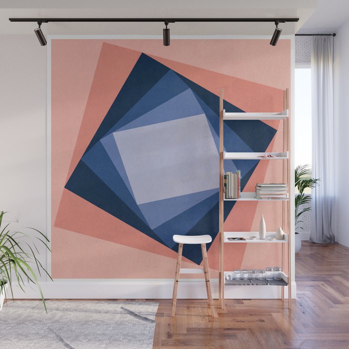 Abstract Square Games Wall Mural