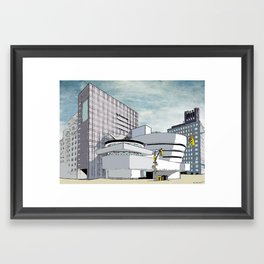 Salomon R. Guggenheim Museum, New York City Framed Art Print