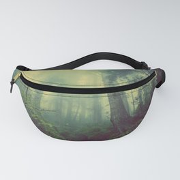 orest mist nature treesmystic Fanny Pack