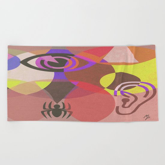 Wisdom and Fear Beach Towel