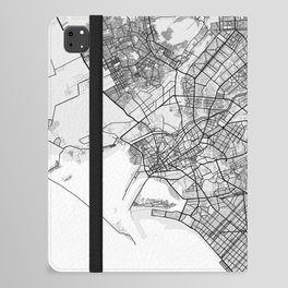 Karachi City Map of Sindh, Pakistan  - Light iPad Folio Case