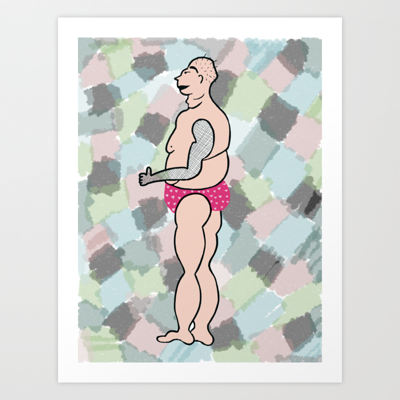 Transgender Gay Androgen Lesbian Drawing Weirdo Lgbt Art Print By Angelalourdesn Society6