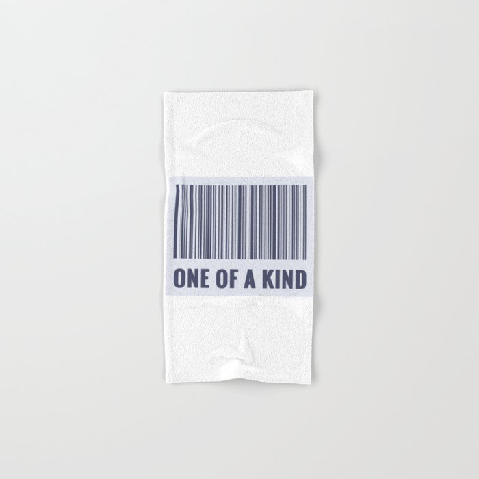 One of a kind - barcode quote Hand & Bath Towel