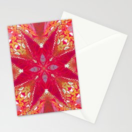 Dreamy Fractal Flower Mandala Stationery Cards