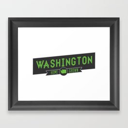 Washington -Home Grown Framed Art Print