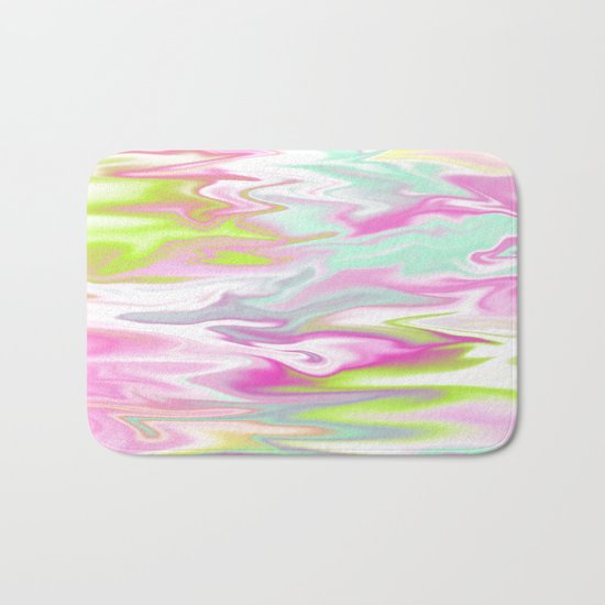Iridescent Marble 09 Bath Mat