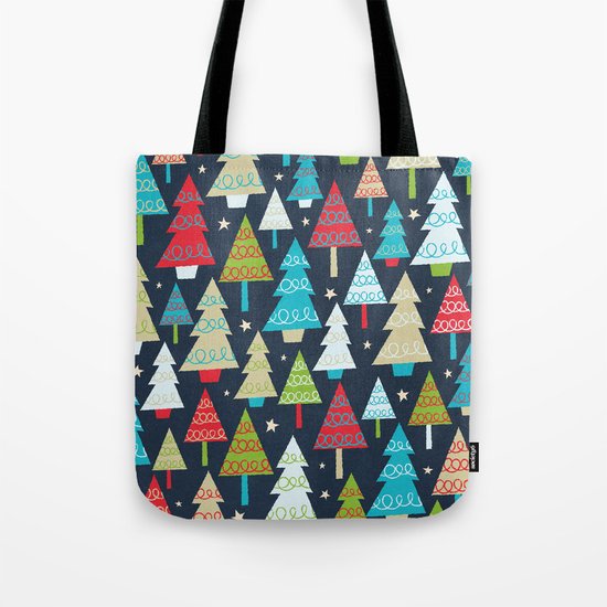 Christmas Trees Tote Bag