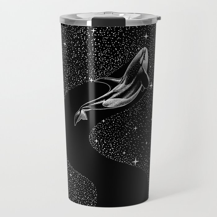 Starry Orca (Black Version) Travel Mug