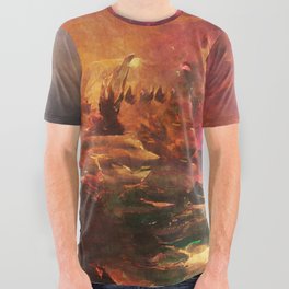 Choppy Waves All Over Graphic Tee