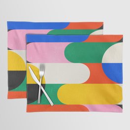 BAUHAUS 03: Exhibition 1923 | Mid Century Series  Placemat | 70S, Art, Retro, Bold, Pop, Geometric, French, Graphicdesign, 90S, Abstract 