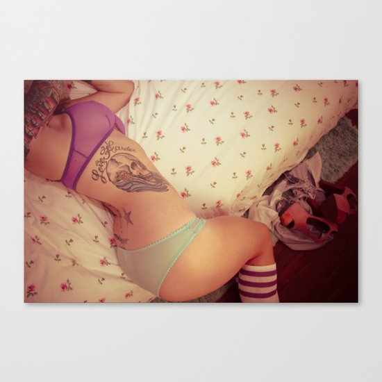 love harder Canvas Print