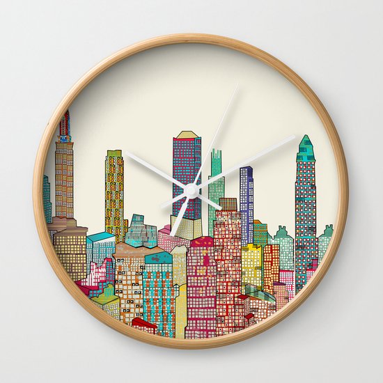 new york modern Wall Clock