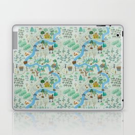 Path by the River Pattern  Laptop & iPad Skin