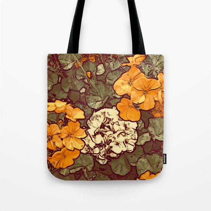 Orange Geranium, Plant of Feminine Healing Tote Bag by Alexandra ...