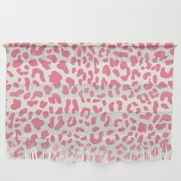 Pink Leopard Print Wall Hanging