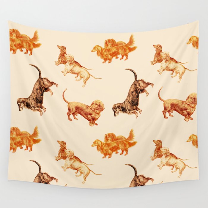 DACHSHUND DOGS Wall Tapestry