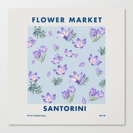 Flower Market Santorini No.10 Canvas Print
